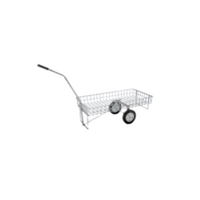 Galvanised Mesh Nursery Trolley (2 Wheel ) 915 x 457mm